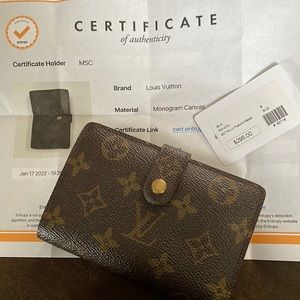 Louis Vuitton monogram French walllet
